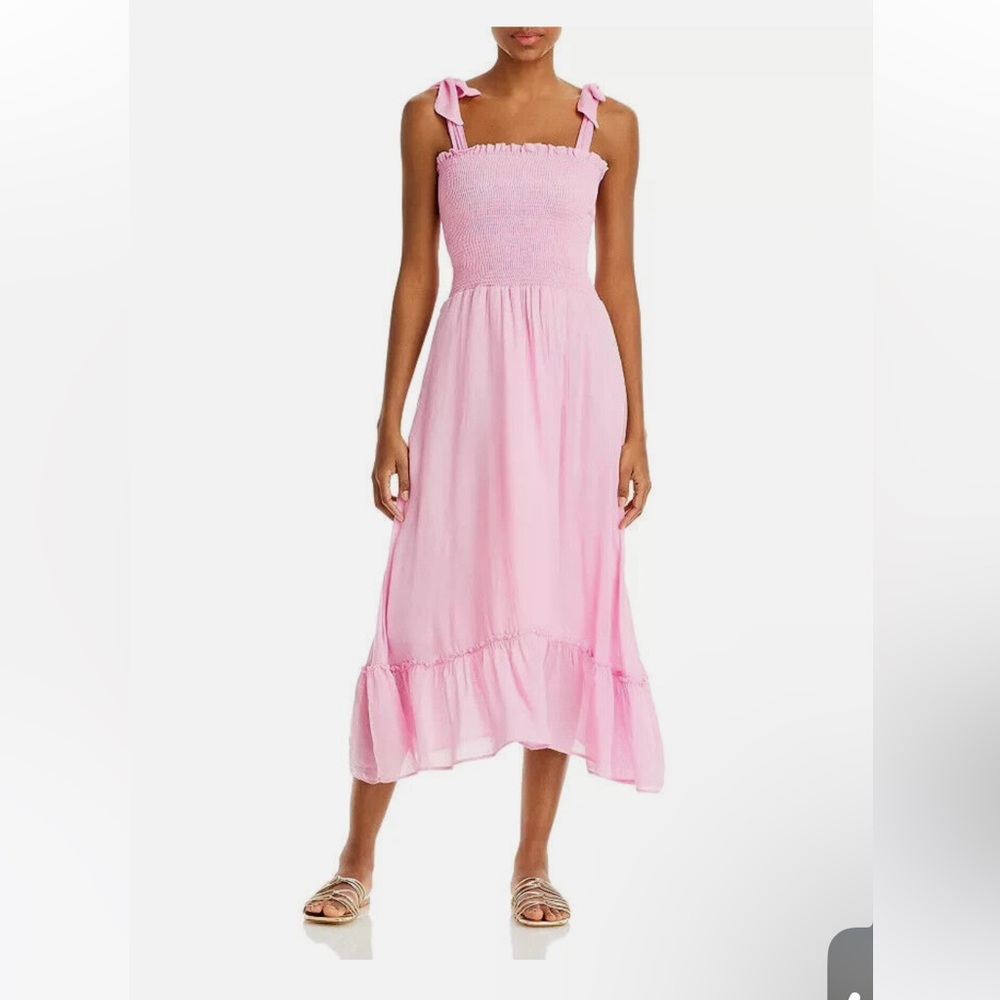 🚨NEVER WORN🚨 Peixoto Eddie Smocked Swim Cover-Up Dress